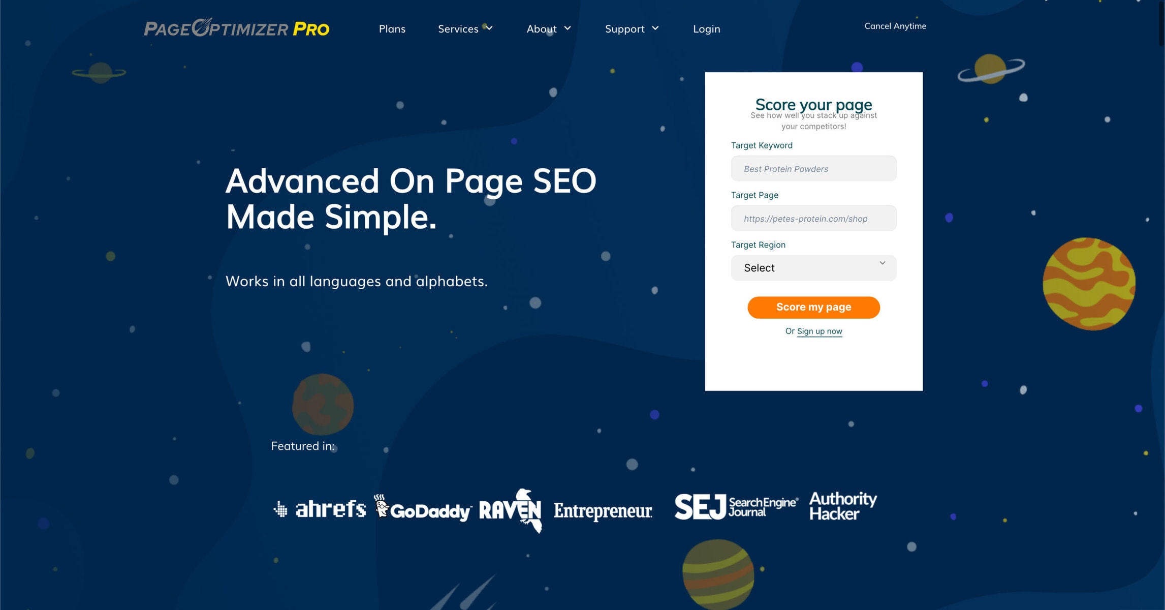 page optimizer pro homepage scaled